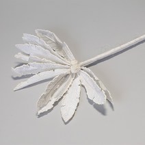 엠디자인 조화 야자수 나무, 화이트, 1개