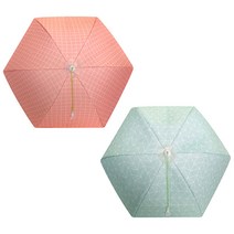 블럭마트 보온보냉 밥상보 격자 랜덤 발송, 2개입