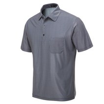옥스피아 골프 S/S 물결무늬 카라 반팔티셔츠