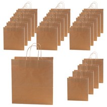 봄91 NA 무지 크라프트 기프트 쇼핑백 대, 1개입, 20개