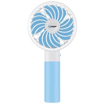 케이페이지 미니 USB 충전식 핸디형선풍기, KPH-852FB, 블루