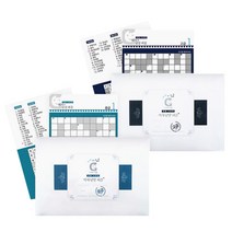 가베가족 역사낱말퍼즐 중급 + 고급, 혼합 색상