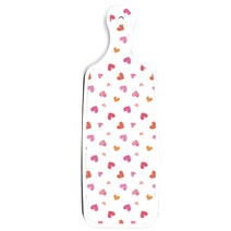 로엠디자인 양면 디자인 서빙 도마 보드 구관조핑크, 연분홍색러브, 1개