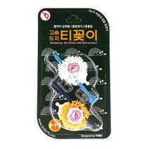 버디79 볼마커 일체형 고슴도치 티꽂이 2p, 혼합 색상