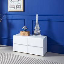 이정가구 레오800 2단 서랍장, 화이트