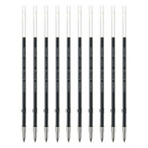 제브라 리필 K심 볼펜심 0.7mm, 블랙, 10개입