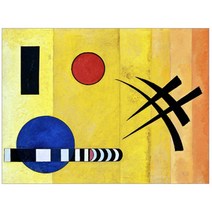 키친아트갤러리 명화 주방시트지 칸딘스키 기호, 1개