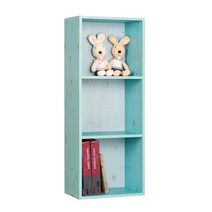 하우디가구 칸높은 3단 DIY 칼라박스, 블루옹이