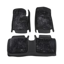 네임드컴퍼니 Origin 6D 가죽입체 샤기 카매트 NA018 블랙, 랜드로버, 디스커버리4 2010~2017