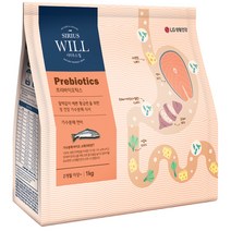 시리우스윌 전연령 연어 프리바이오틱스 반려견 사료, 1kg, 1개