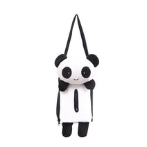 앤티스 차량용 인형 티슈 케이스 팬더, 1개