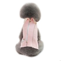 제제펫 파스텔 애견 조끼 무스탕, Y113PDFC028