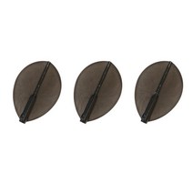 코스모다트 다트 플라이트 핏 에어 무지 티어드롭, D 블랙, 3개입