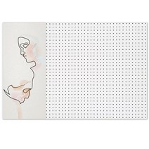 앤비커머스 라인여인 인테리어 타공판 좌WHITE, 1개