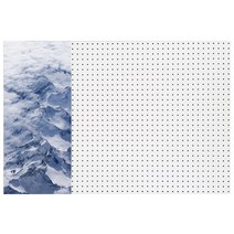 눈덮힌산 타공판 60 x 90 cm, 1개, 좌WHITE