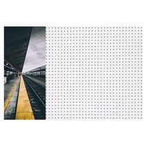 앤비커머스 지하철 인테리어 타공판 좌WHITE, 1개