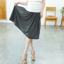 이얀 심플 셔링 요가스커트 임산부복