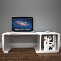 큐빅스 2 노트북 테이블2 B, 화이트