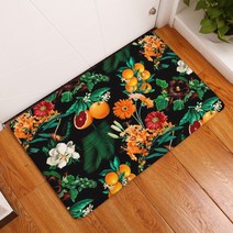 슈퍼식스 숲속에 피어난 꽃 시리즈 물 흡수 발매트 패드, 06