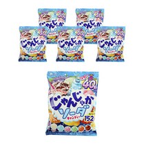 라이온 잔자카 소다 캔디, 152g, 6개