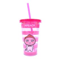 릴팡 카카오프렌즈 트라이탄 아이스텀블러 어피치 KF6662, 혼합 색상, 480ml