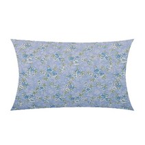 홈앤슬립 시어서커 리플라워 누빔베개 솜포함, 블루