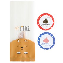 황씨네도시락 멍이M봉투 100p + 초콜릿 스티커 친구야 맛있게 먹어 100p, 1세트