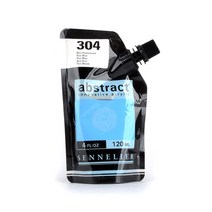 시넬리에 아크릴물감 Abstract 304 FluorescentBlue, 120ml, 1색
