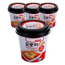 요뽀끼 고소한 치즈 떡볶이 컵, 120g, 12개