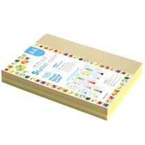종이문화 스타일리쉬 시즌칼라 색지 혼합 144 SN-Yellow Tone 120g, A4, 160매