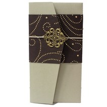 동성지공사 디자인버클 상품권봉투 겸 용돈봉투, 밤색, 1개