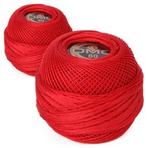 DMC 19번사 80 태팅자수 레이스실 2p, 321번, 90m, 2개