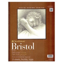 스트라스모아 S4 브리스톨지 전문가용 스케치북 Smooth 2겹 GI475002, 28 x 35 cm, 15매