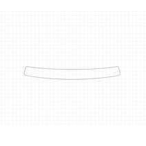 헥시스 쉐보레 크루즈 L 2018 PVC재질 REAR BUMPER 범퍼 PPF보호필름, 1개