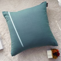 나비손길 직사각 큐브 무지 방석커버 목화솜포함