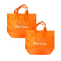 파울러스 에코 접이식 장바구니 오렌지, 2개