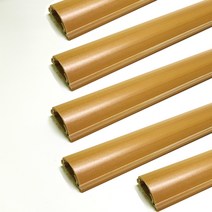케이엠 고강도 전선몰딩 1호 5p, 우드색, 5개