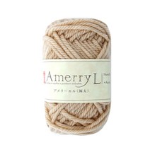 하마나카 아메리L 울 뜨개실, 베이지 102, 50m, 1개