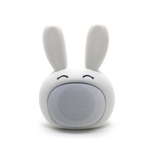 아이큐트 애니멀 블루투스 스피커, MB-M815, 화이트 레빗