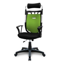 체어빌 챔프100 의자 더블에어 메시원단, 그린
