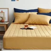 아이르 더데이 메리골드 고밀도 순면 누비매트커버