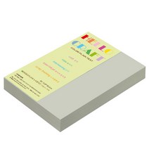 뉴씨플레인 종이문화 양면색상지 No.53 백회, 160매입