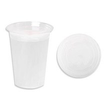 더빈썸 무인쇄 아이스컵 410ml + 평형뚜껑, 1개, 200세트