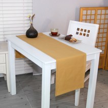 나산데코 테이블러너, 허니골드 261-19, 4인용(180 x 30 cm)