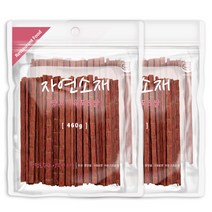 굿데이 자연소재 반려견 간식, 양고기육포 + 쌀 혼합맛, 2개입