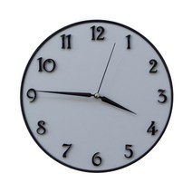 레그노 메트바인입체숫자 그레이 무소음 인테리어벽시계 지름 30cm