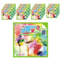 동기오피스 1000 모빌꽃접기 단면색종이2 7.5cm 80매, 10색, 16개입