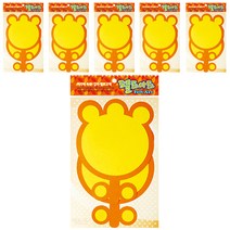 동기오피스 펠트아트지 접착식 2p x 6개, DF-1027 튤립판(주황)