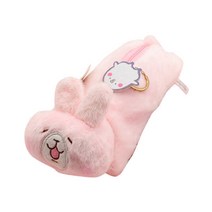 미니띠네 고양이 필통 파우치, 핑크, 1개