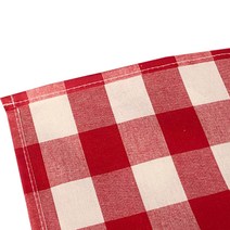 한스갤러리 체크 방수 피크닉매트, 레드